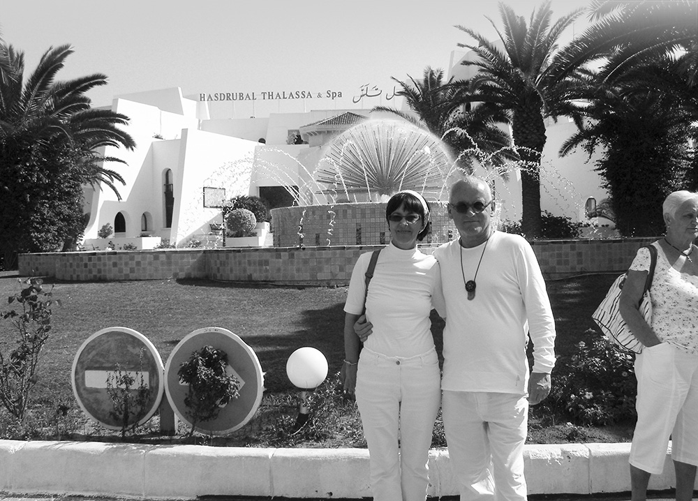 Abikaasa Liiviga Tuneesias / With spouse Liivi in Tunis. 2010